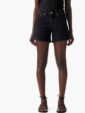 NWT Levi's Women's A-line Shorts Black size 27